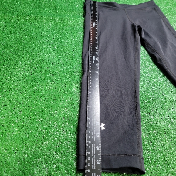 Under Armour Women's Compression Leggings Pants Size Small Petite Black White - Picture 4 of 7